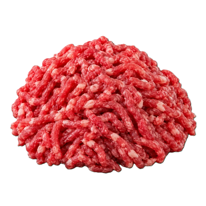 Rauw rundgehakt voor Italiaanse ragù zonder tomaat