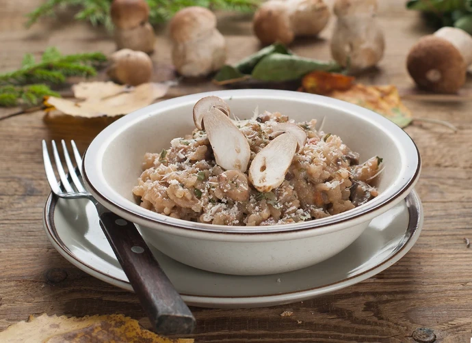 Risotto met eekhoorntjesbrood Kelvini Italian Artisan recepten
