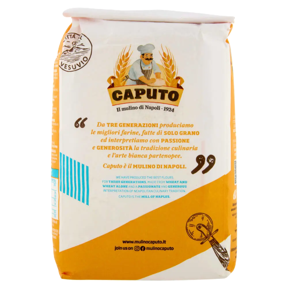 Molino Caputo Aria Farina di Grano Tenero Tipo 0 - back.webp