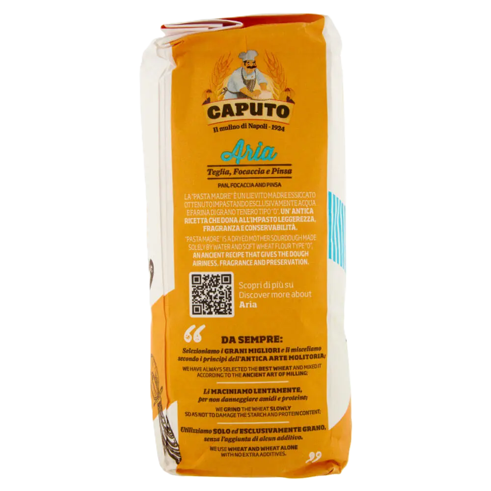 Molino Caputo Aria Farina di Grano Tenero Tipo 0 - side 1.webp