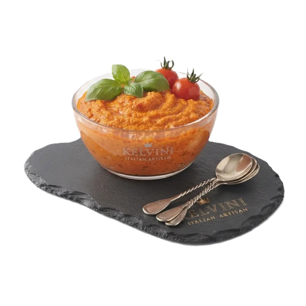 kelvini-mutti-pesto-arancione-180g-in-schaaltje-op-leisteen.webp