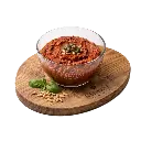 kelvini-mutti-pesto-rosso-180g-tappasplank-glazenschaaltje.webp