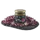 kelvini-tuttogusto-crema-di-radicchio-op-leisteen-met-gesneden-radicchio.webp