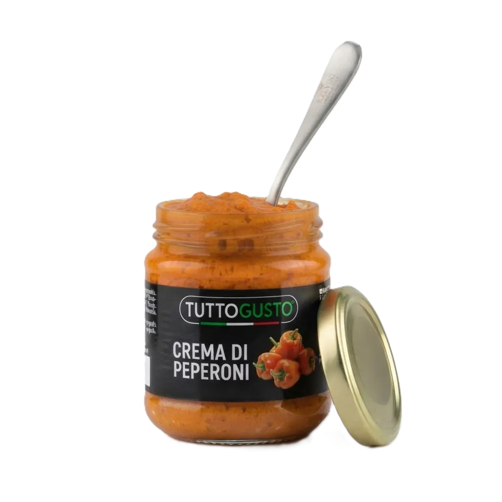 kelvini-tuttogusto-crema-di-peperoni-open-pot-lepel-600x600.webp