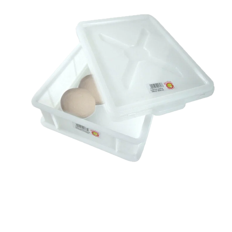 [ACC-PIZ-GIG-3040] Boîte de fermentation professionnelle pour pâte à pizza avec couvercle (30 x 40 x 10 cm)