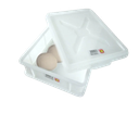 Professional Pizza Dough Proofing Box with Lid (30x40x10 cm)