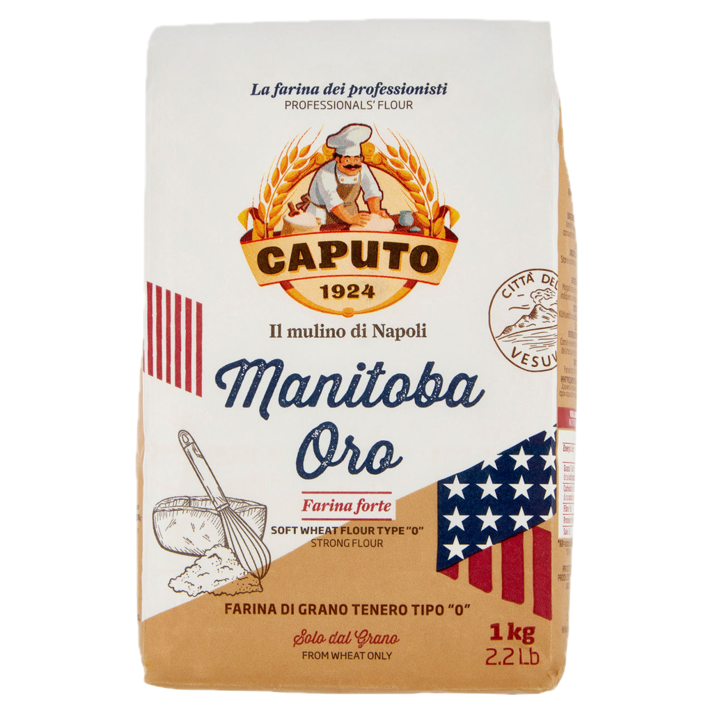 Mulino Caputo Manitoba Oro Tipo 0 Meel (1 kg) (1 pak Caputo Manitoba Oro 12,00 €/st)