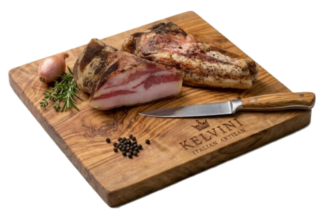 Gedroogde Varkenswang (Guanciale Stagionato ) (350 Gram)