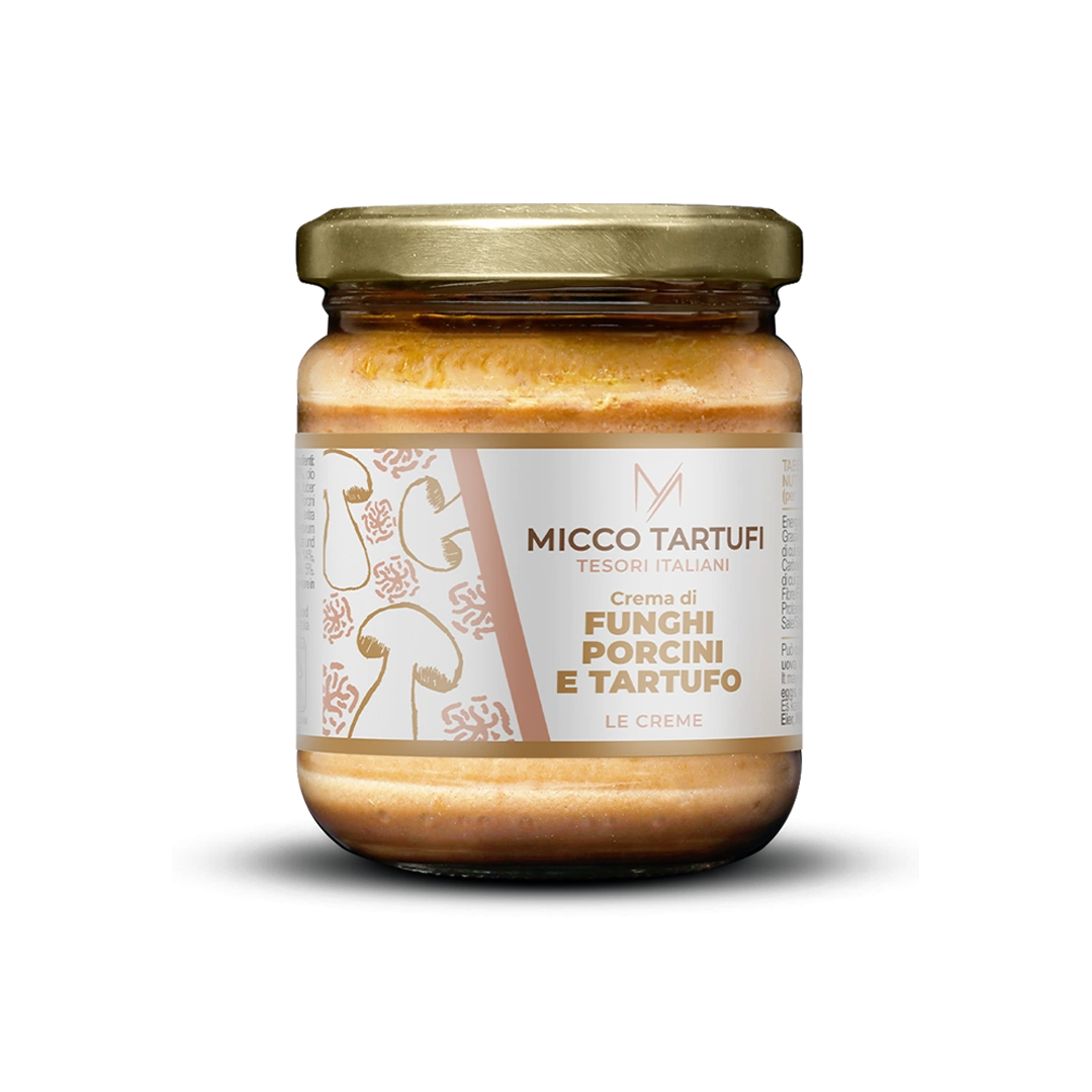 [TRU-CREM-POR-080] Truffel en Eekhoorntjesbrood Crème – Kelvini Italian Artisan (80g)