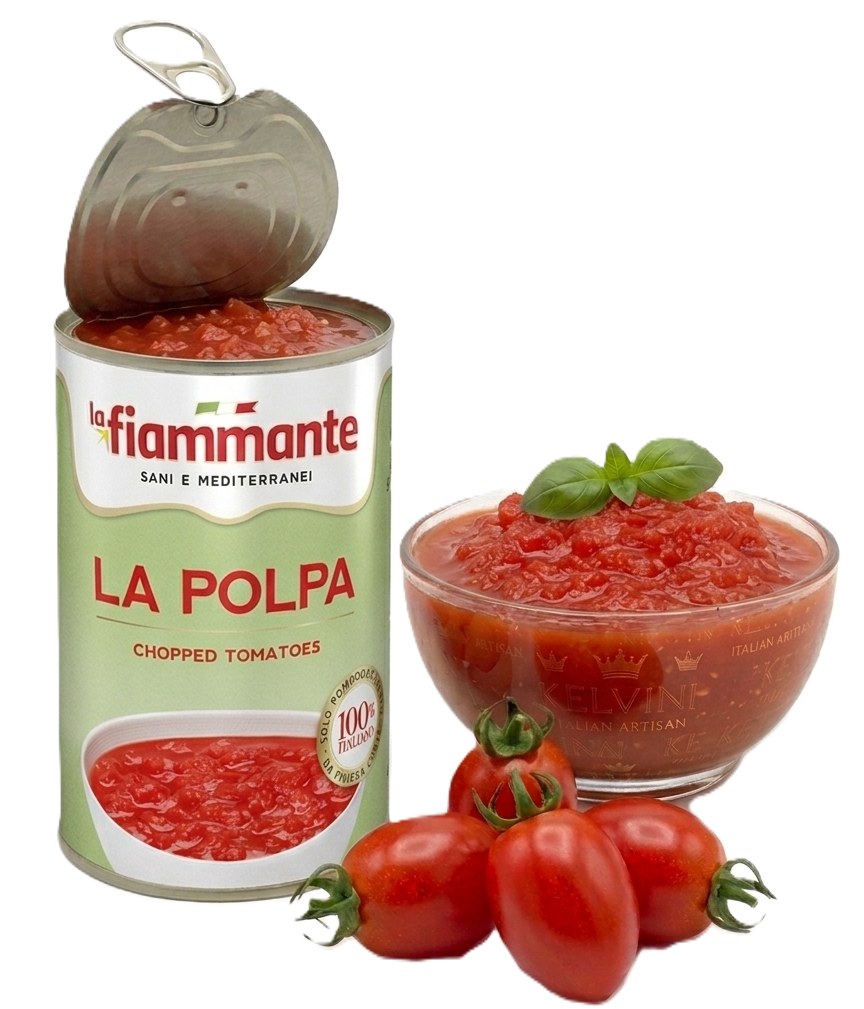 [TOM-POL-CUB-400] Diced Tomato Pulp (400g)