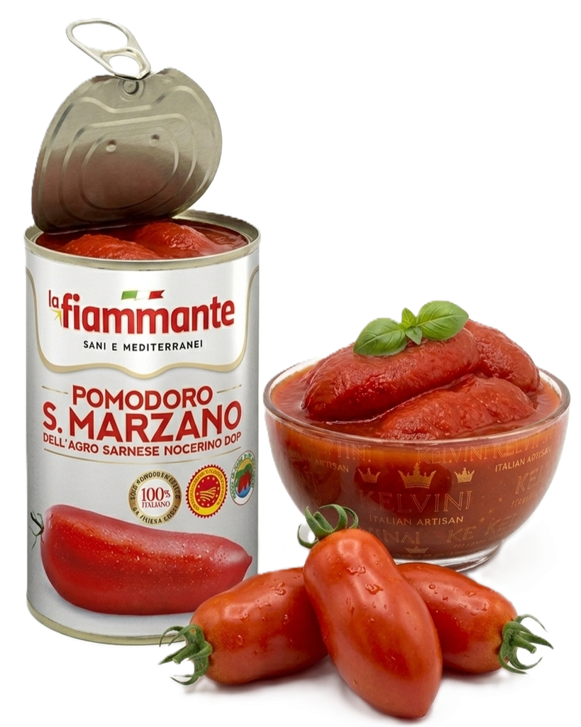 [TOM-SAN-MAR-400] San Marzano PDO Peeled Tomatoes (400g)
