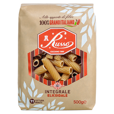 [pasta37064] Wholegrain Elicoidali – Pasta Russo (500g)