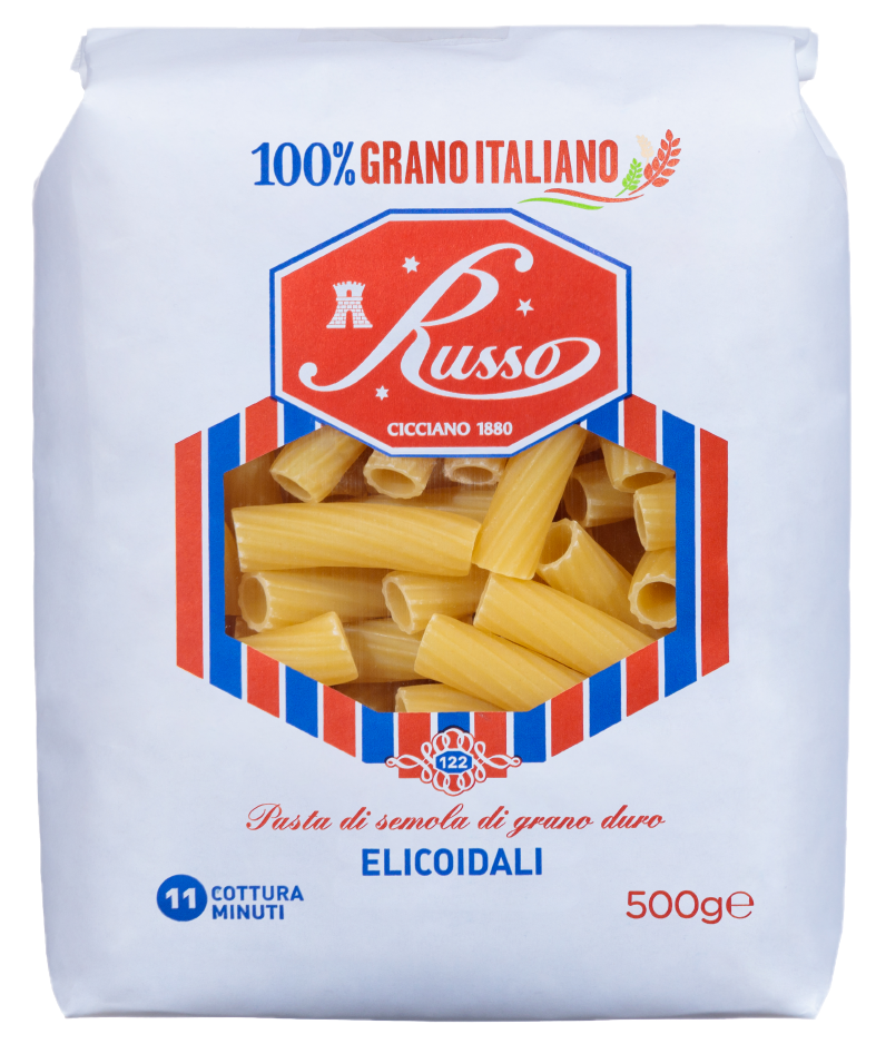 [PAS-RUS-ELI-500] Elicoidali – Russo Pasta (500g)