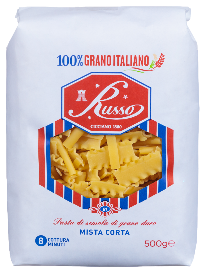 [PAS-RUS-MIS-500] Mista Corta – Pasta Russo (500g)