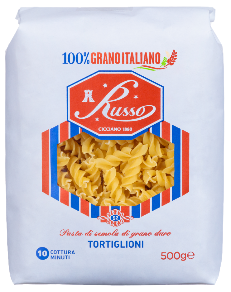 Tortiglioni n° 52 – Pasta Russo (500g)