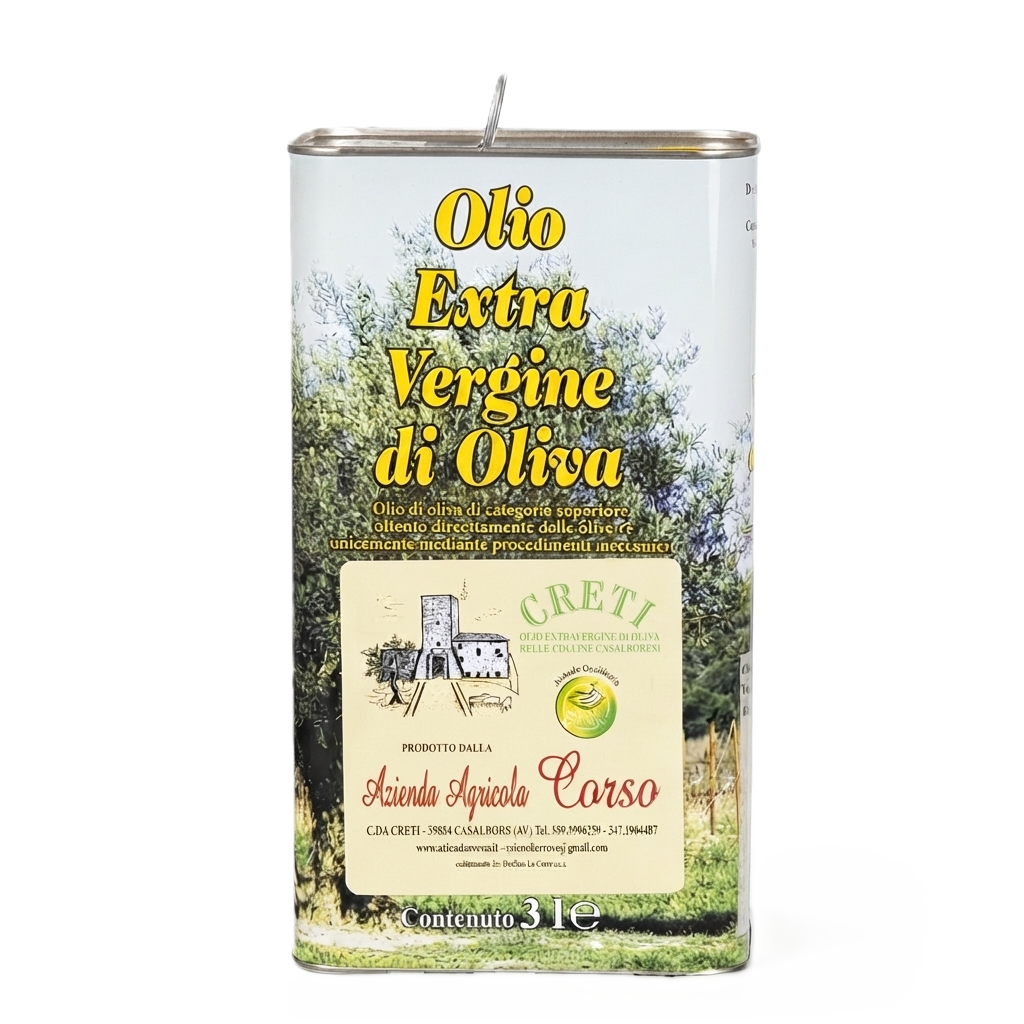 Azienda Agricola Corso - Extra vierge olijfolie "Creti" (blik van 3 liter)