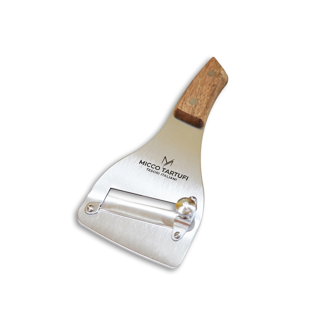 Stainless Steel & Wood Truffle Slicer