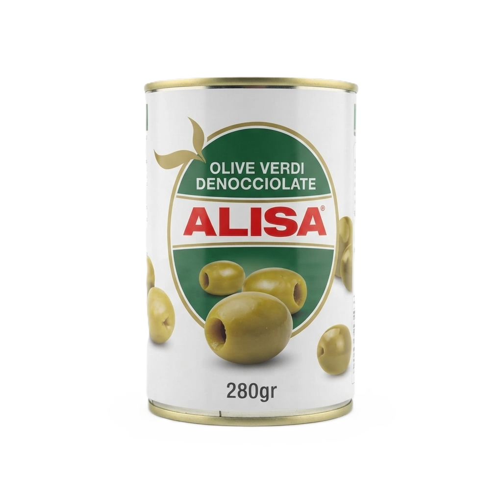 Ontpitte Groene Olijven 280g | Alisa Olive Verdi Denocciolate