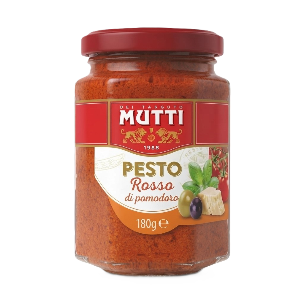 [MUT-PST-ROS-0180] Pesto di pomodori rossi 180 g | Mutti Pesto Rosso di Pomodoro