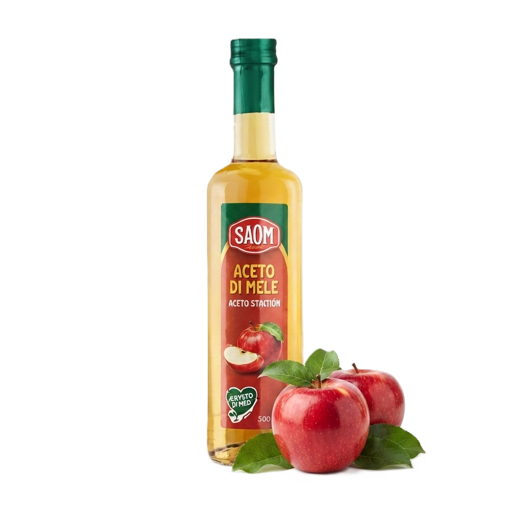 Ambachtelijke Italiaanse Appelazijn 500ml | SAOM Aceto di Mele