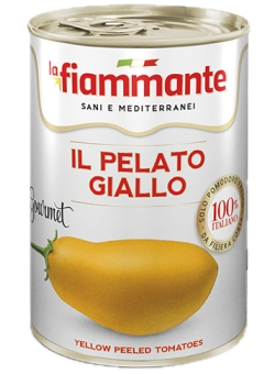 Hele gele geschilde tomaten - (400 g)