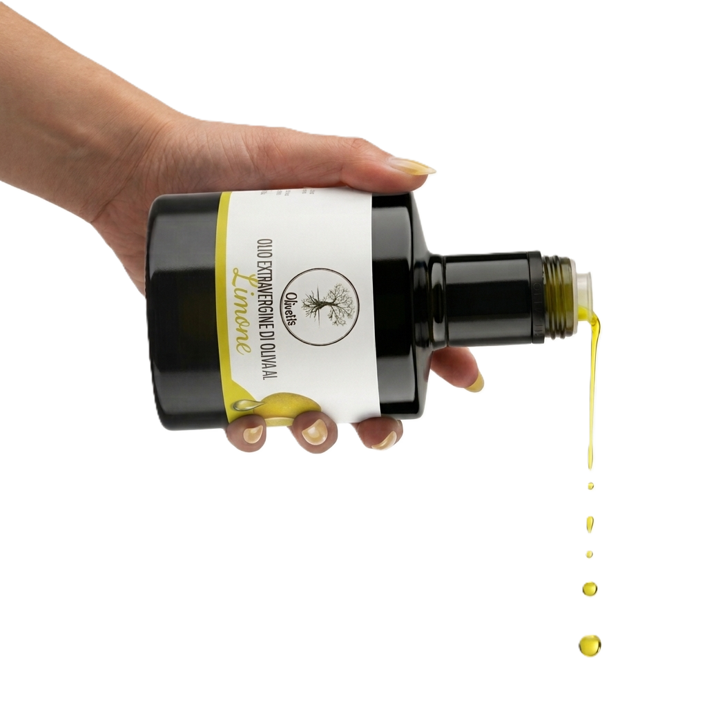 Olivetis - Extra Vierge Olijfolie met Citroen (250ml)