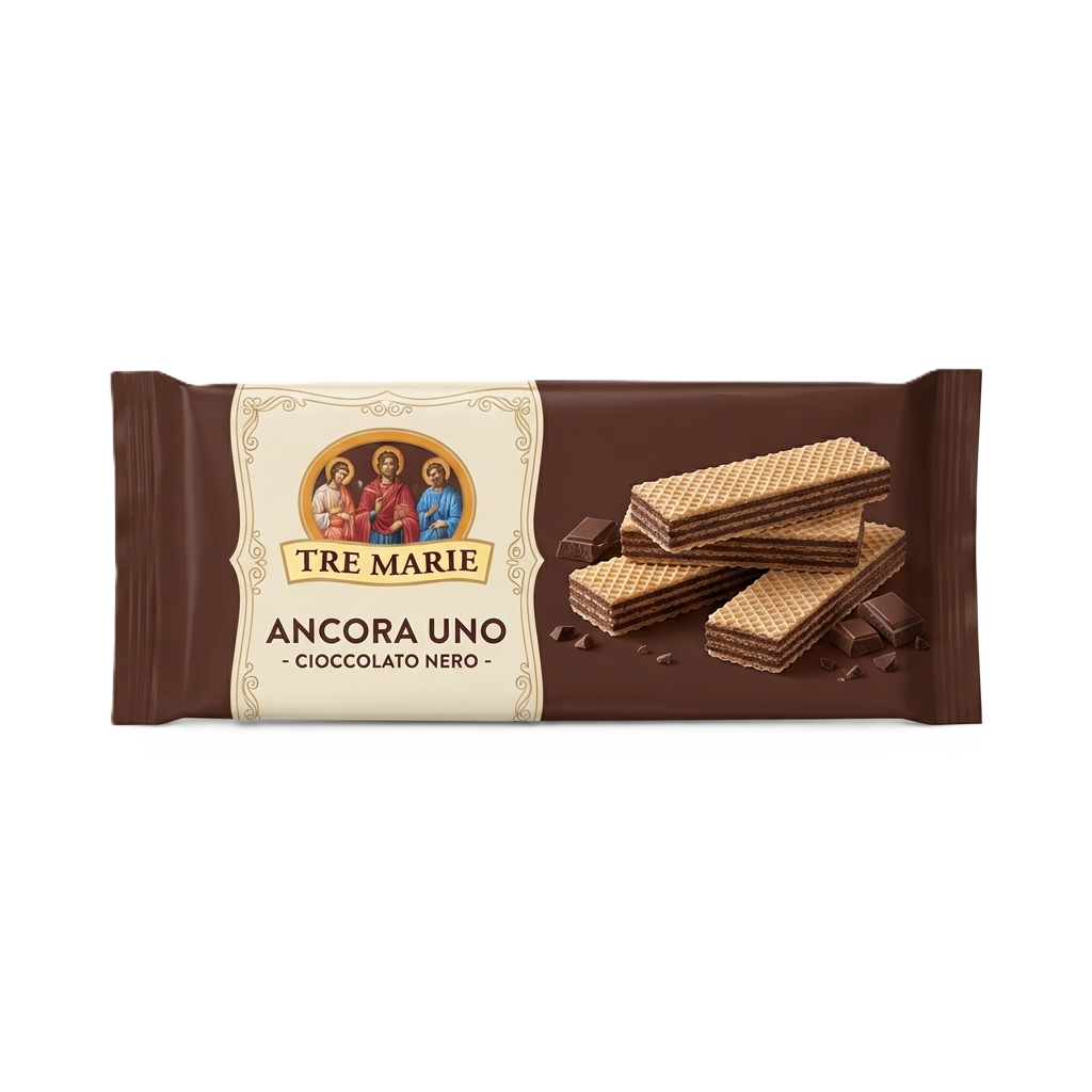 [TRM-WAF-NER-0175] Tre Marie - Gaufre au chocolat noir (175 g)