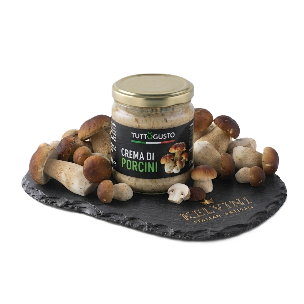 Tuttogusto - Crème de cèpes de luxe avec morceaux (500g)