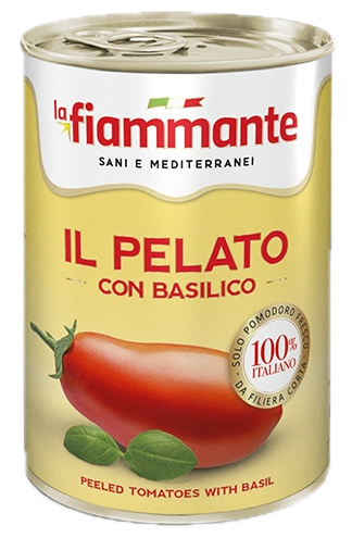 Gepelde Tomaten met Basilicum