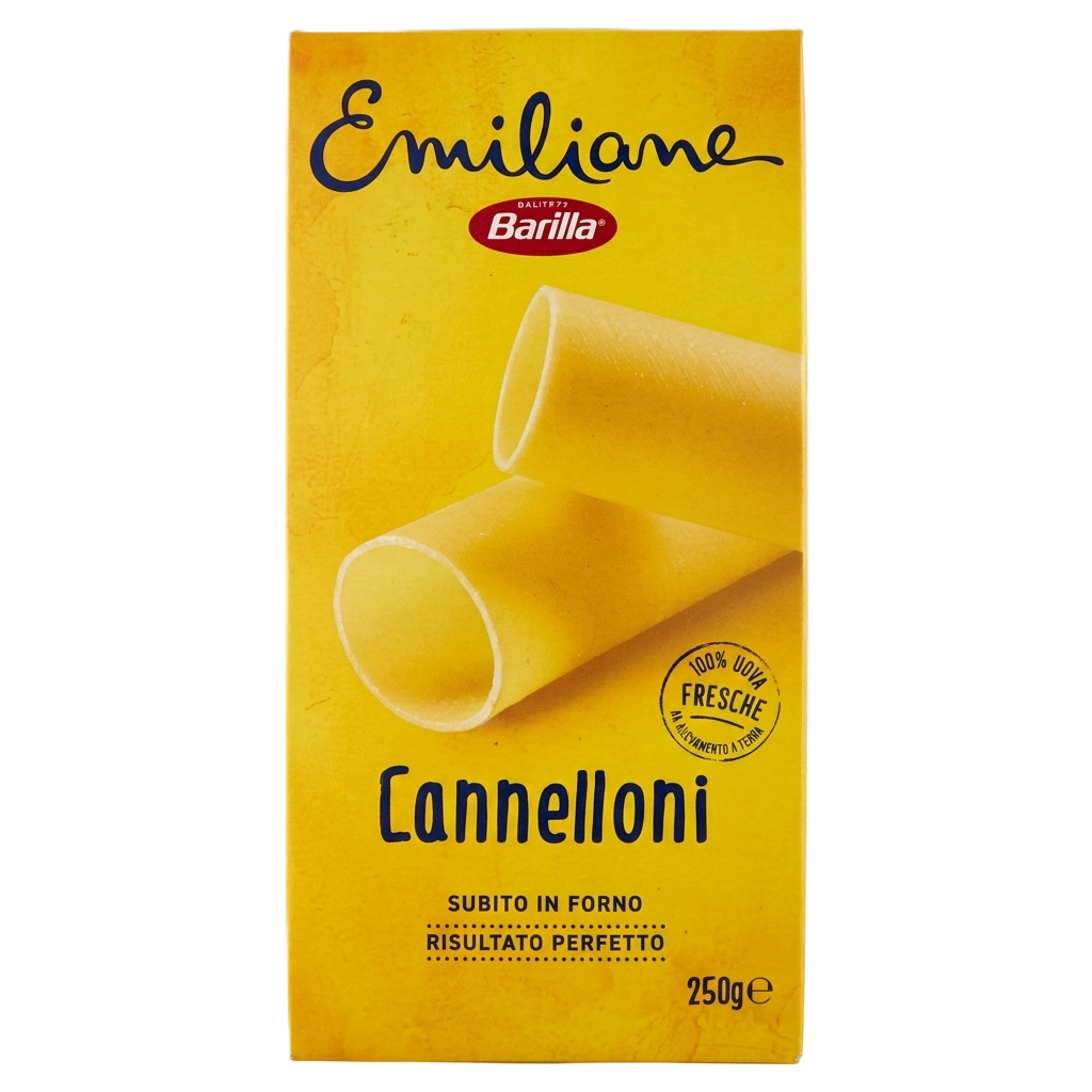 [KEL-BAR-EMI-CAN-250] Barilla Emiliane Cannelloni Eierpasta 250 g