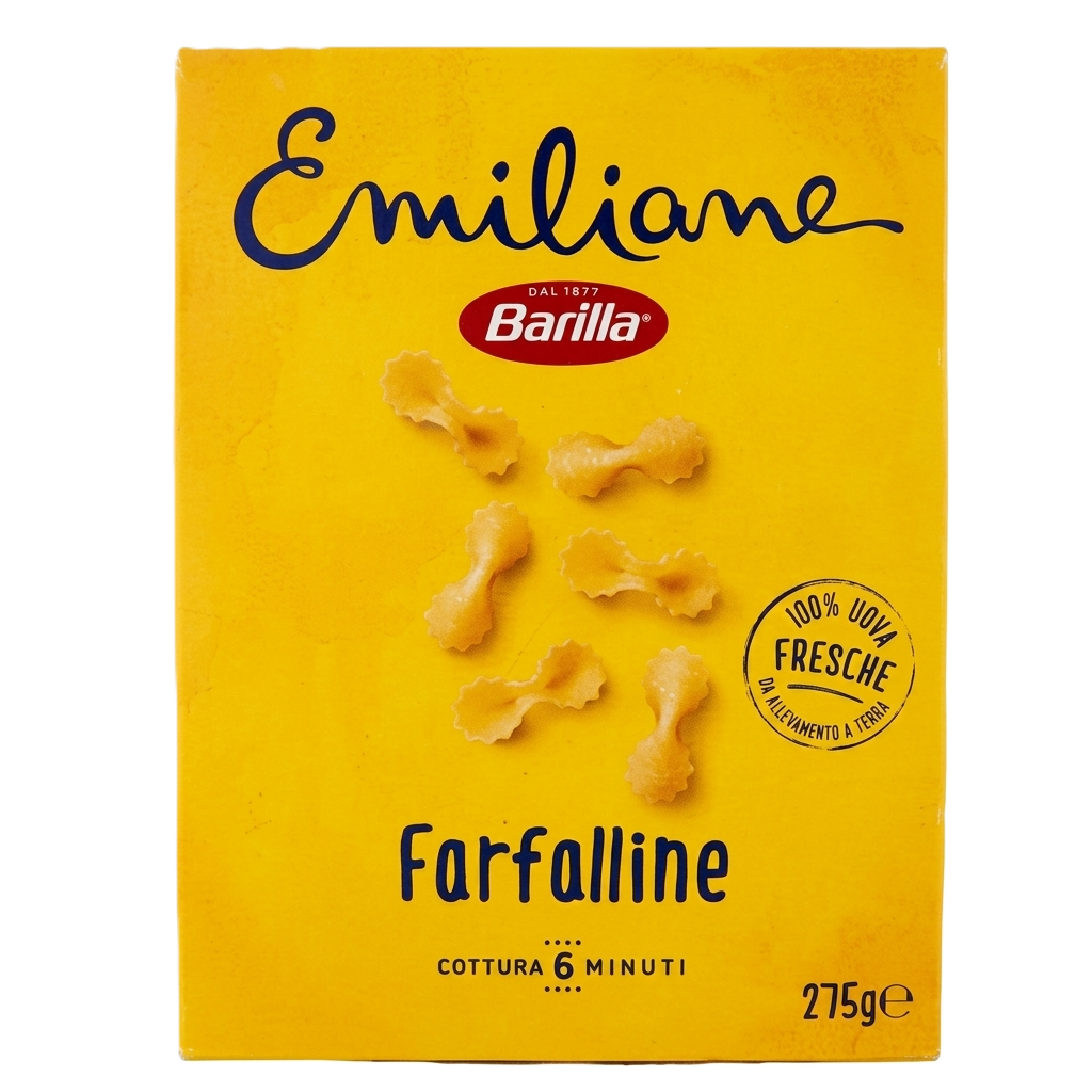 [KEL-BAR-EMI-FAR-275] Barilla Emiliane Farfalline met Ei 275 g
