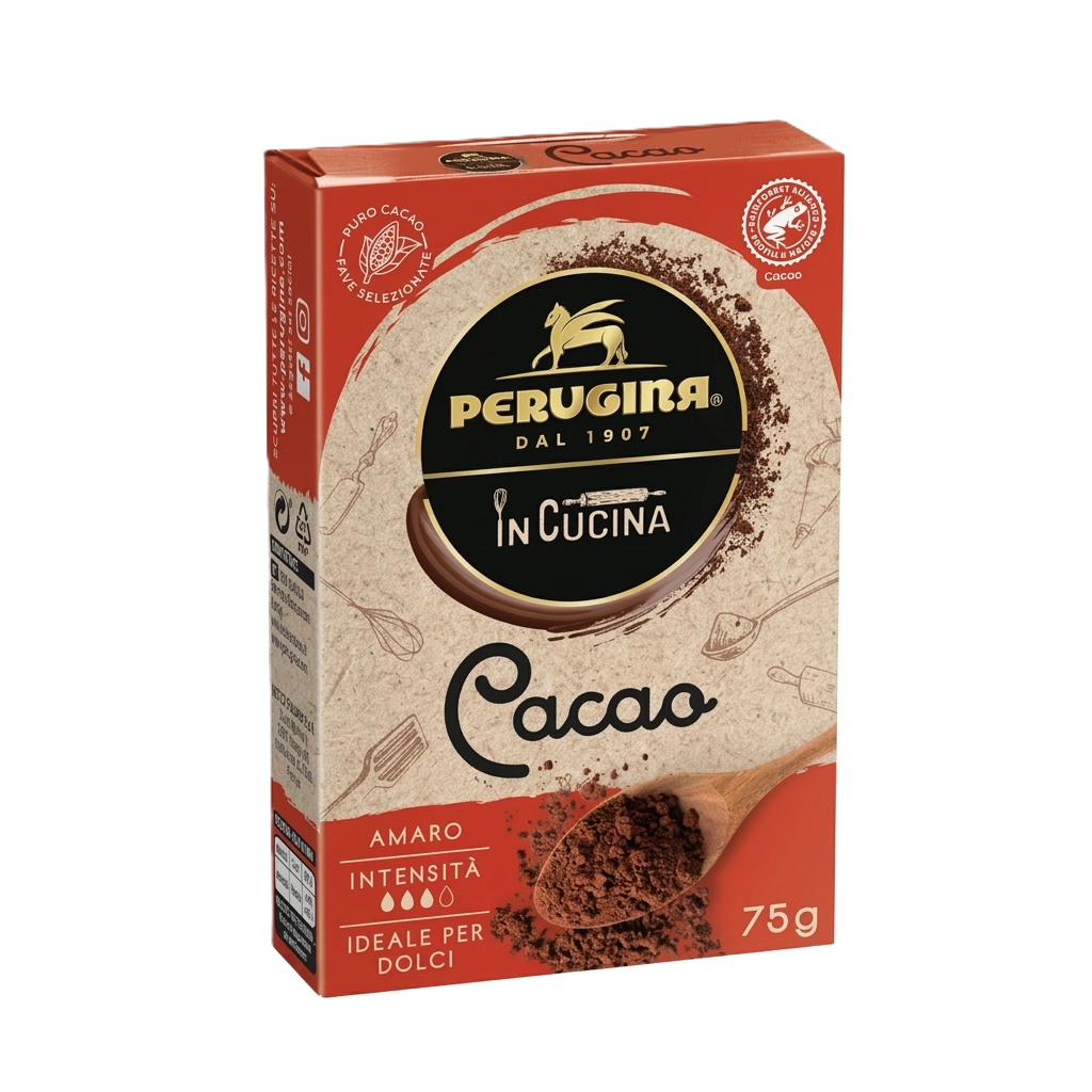 Perugina Cacao Amaro – Cacao amaro in polvere per tiramisù 75 g