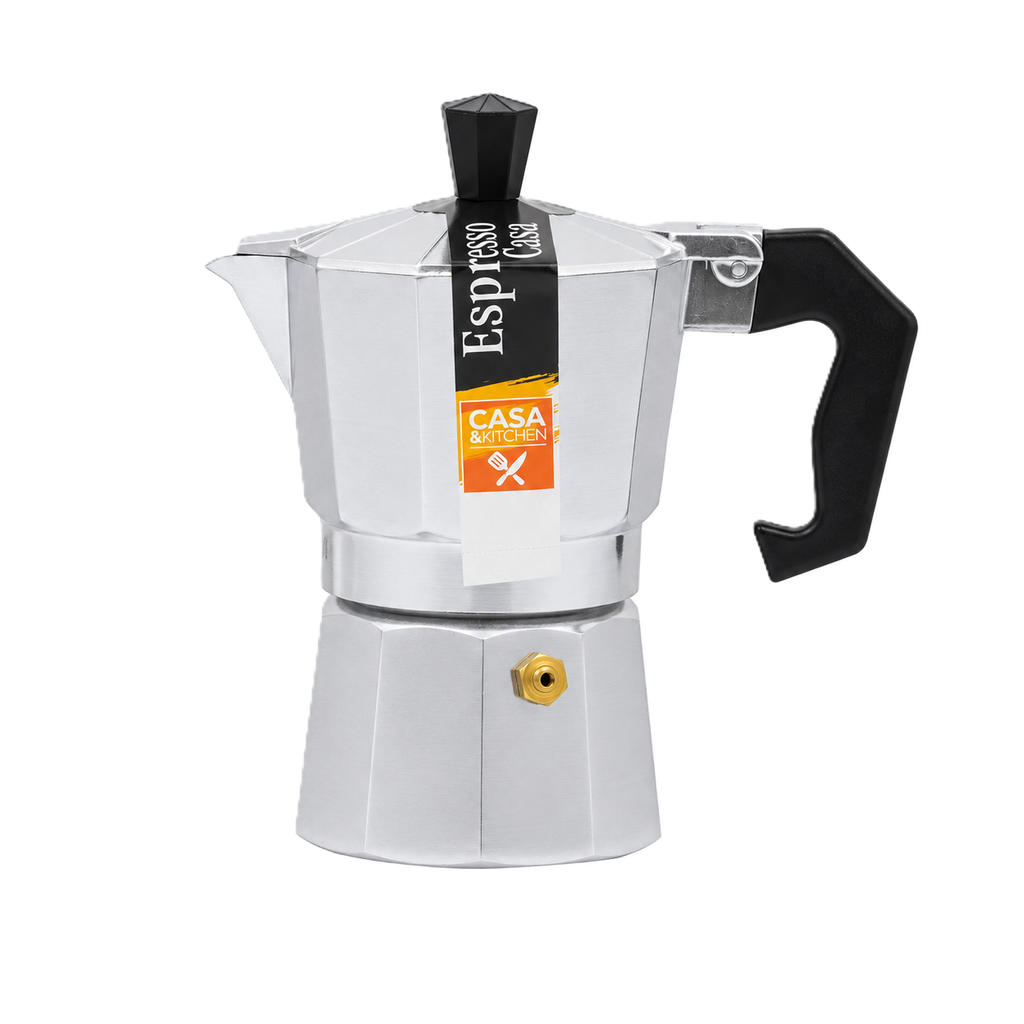 Espresso Casa Moka Koffiezetter Aluminium – 3 Kopjes