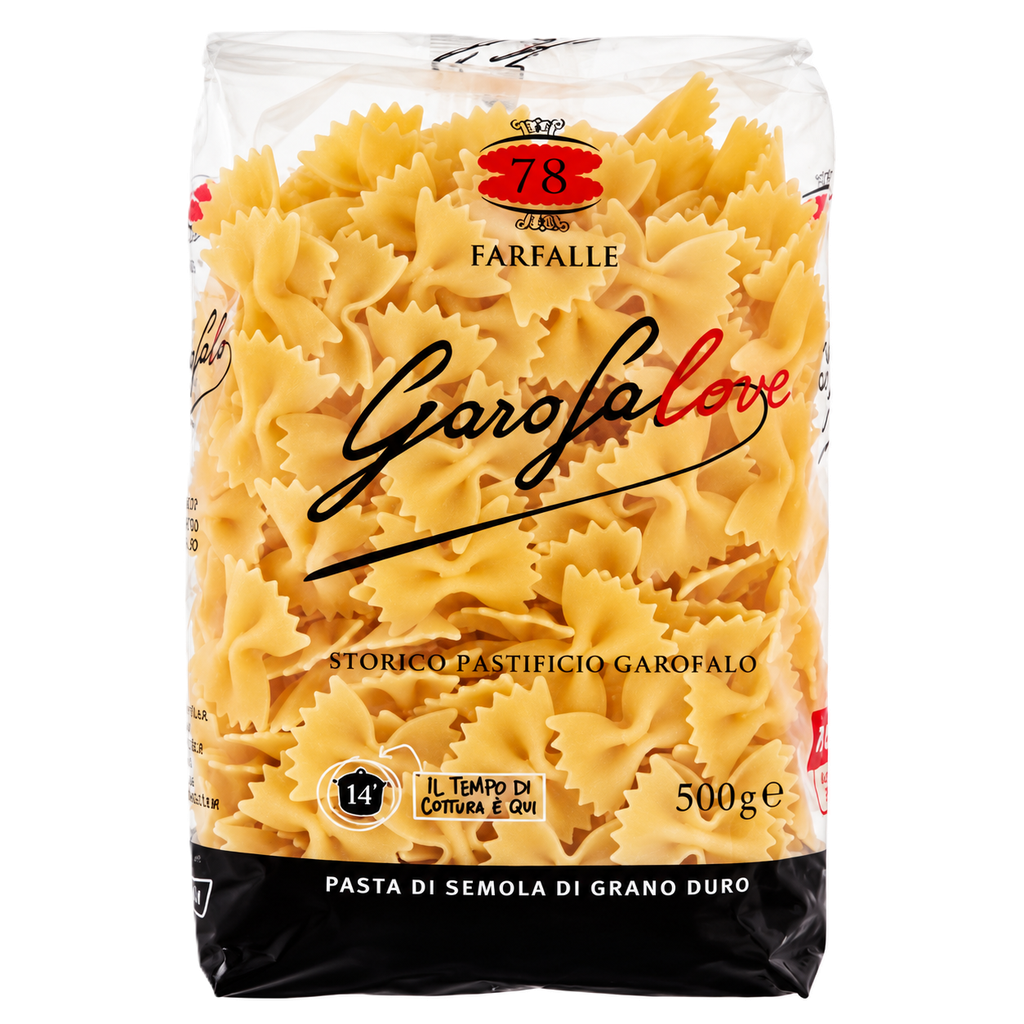 Garofalo Vlinderpasta Italiaanse Farfalle N°78 (500 g)