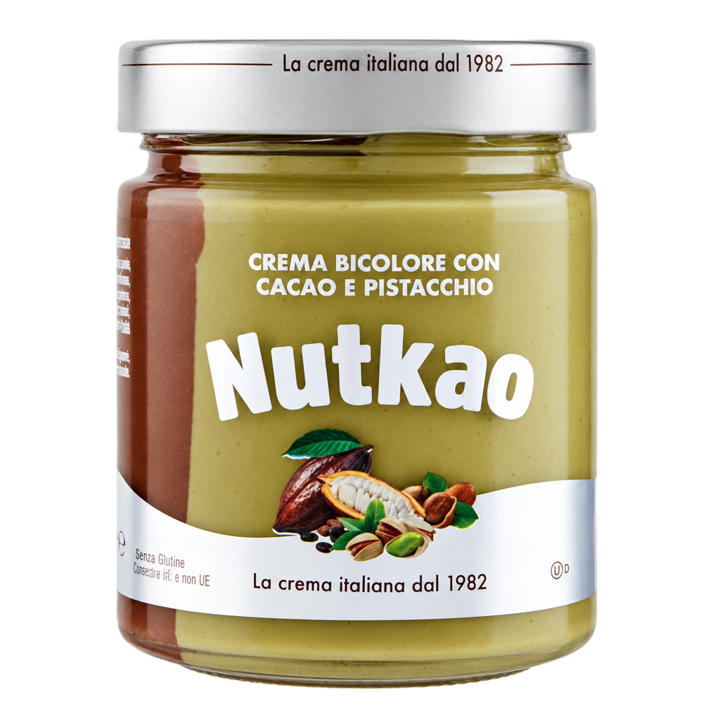 [KEL-NUT-BIC-330] Nutkao: Cacao & Pistache Duo-crème 330 g